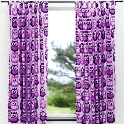 Dečija zavesa Unna 2x140x160cm ljubičasta