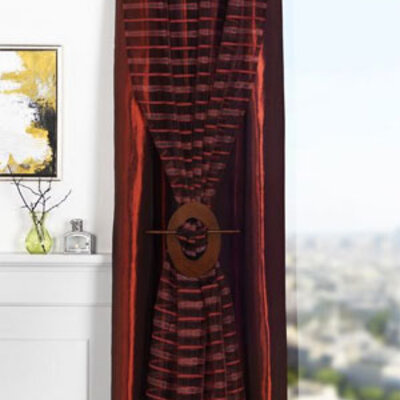 Zavesa TERI 145x245cm bordo