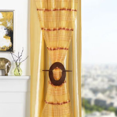 Zavesa TARA 140x245cm zlatna