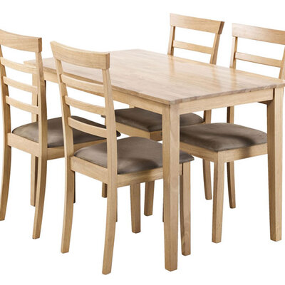 Trpezarijska garnitura Joshua sto + 4 stolice bukva