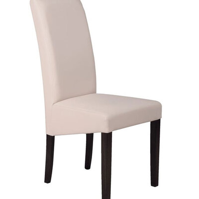 Trpezarijska stolica TAYLOR bež veštačka koža