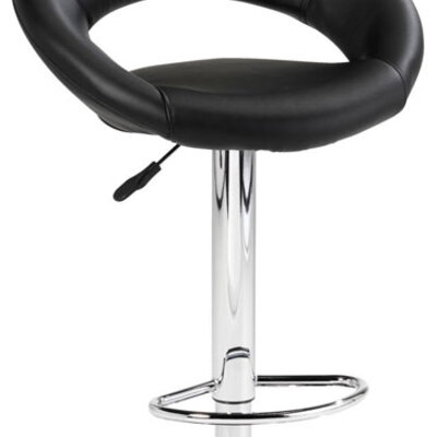 Barska stolica Roswell veštačka koža crna