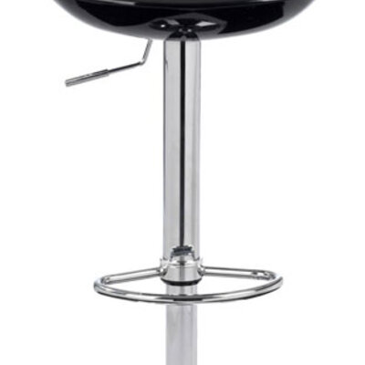 Barska stolica hrom crna