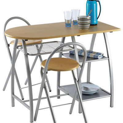 Trpezarijska garnitura Compact sto + 2 stolice