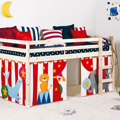 Krevet THUKA sa zavesom natur