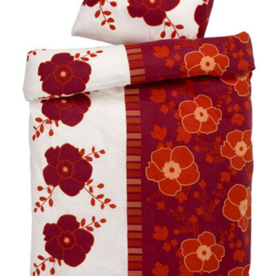 Posteljina Paula 140x200 crvena