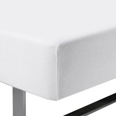 Čaršav žersej 140/150x200cm bele boje