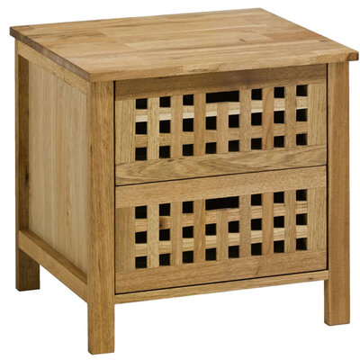 Noćni ormarić LUPO 2 fioke orah