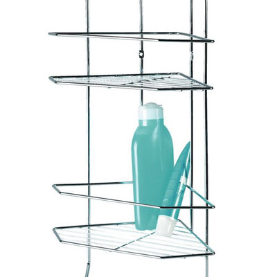 Ugaona metalna polica za kupatilo