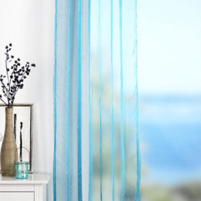 Zavesa Olga 1x145x245cm Tirkizna