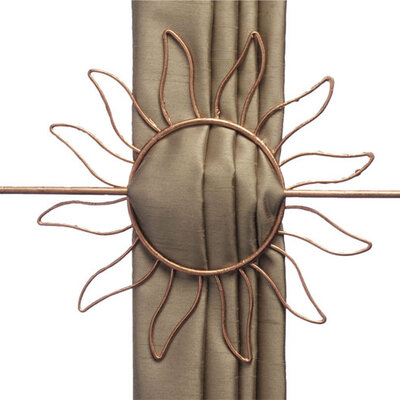 Metalna šnala za zavese - Sunce