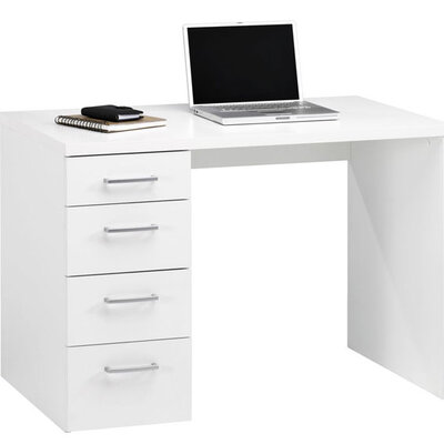 Radni sto Julius sa 4 fioke bela