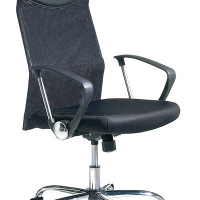 Kancelarijska radna stolica Angus sa visokim naslonom crna 