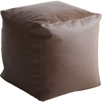 Tabure Cube veštačka koža braon