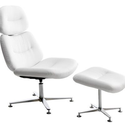 Fotelja + tabure Pensylvania bela