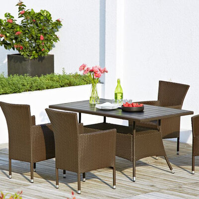 Baštenska Garnitura Od PET Ratana Campania