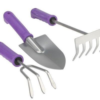 Set baštenskih alatki - 3kom roze