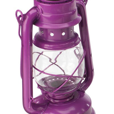 Fenjer za male sveće - ljubičasti