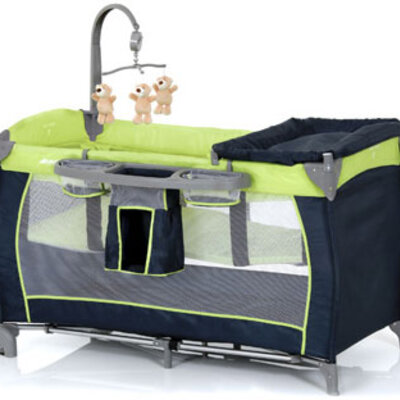 Hauck Prenosivi Krevetac BabyCenter Moonlight-Kiwi 5170095