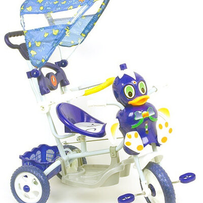Tricikl Glory - Plavi sa tendom i guralicom TR4046A-B