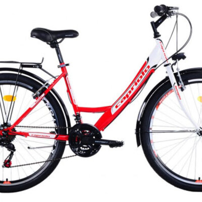 Bicikl City Bike CTB METROPOLIS L 26/18HT belo-crveno 912402-19