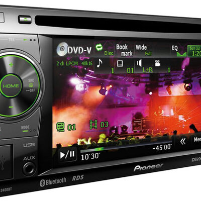 Pioneer Double-Din Bluetooth AV Player AVH-2400BT