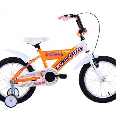 Bicikl BMX 16HT MUSTANG belo-oranž 912105-16