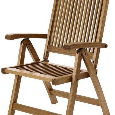 Podesiva Baštenska Stolica od tvrdog drveta