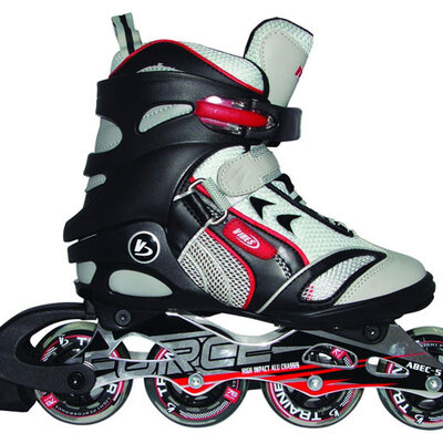 Roleri, veličina 37, crvena, platno S100567