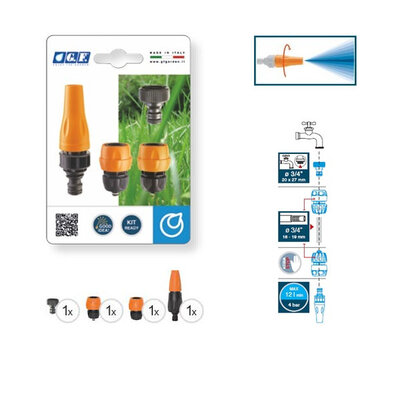 Set - mlaznica za baštensko crevo sa konektorima 5423 006813