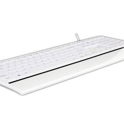 Omega tastatura OK-235 bela OMG009