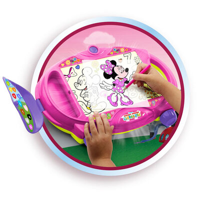 Ploča za crtanje sa svetlećim šablonima Disney Minnie 0124031
