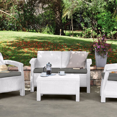 Baštenska Kompozicija Barahona White od Wicker Pruća