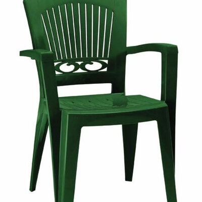 Scab Super Splendida zelena plastična stolica 391623