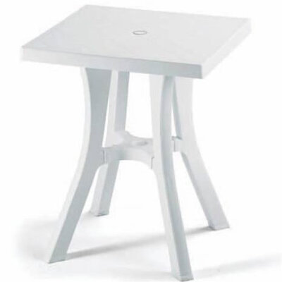 Scab Daddy plastični sto bele boje 60x60 275775