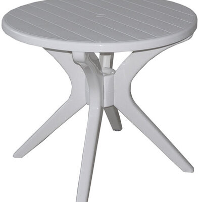 Steiner Berlin okrugli plastični sto bele boje 90/71 1540847