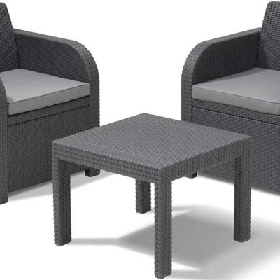 Garnitura za Balkon i Baštu Libre - 2 Fotelje i Sto