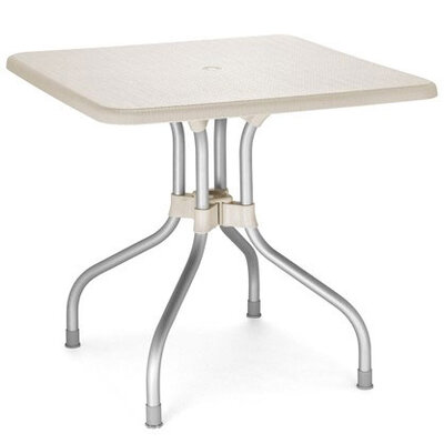 Plastični sto Olimpo beli Scab Antracit 80x80 1654611