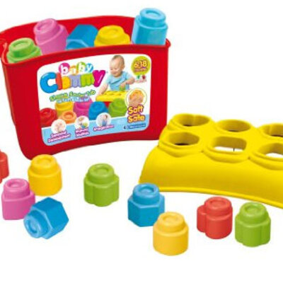 Clementoni Sorter Soft Blocks - Mekane Kocke Clemmy 22608