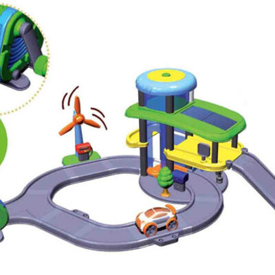 Silverlit My Green Garage - Futuristička garaža sa punjivim autićem 23028