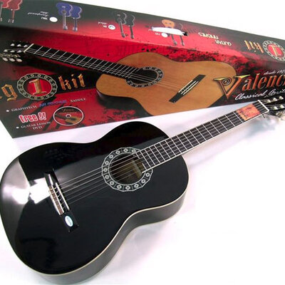 Valencia - Klasična gitara set CG1K/BK