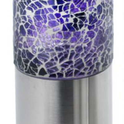 Solarna lampa Mozaik ljubičasta