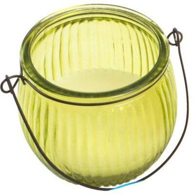 Sveća u čaši Glossy žuta 2 komada