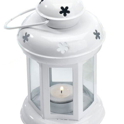 Fenjer za malu sveću Valley bela