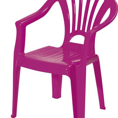 Dečja plastična stolica Kinder roze