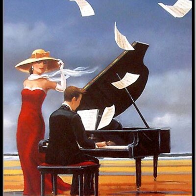 Piano - Old Posters - 1210 - 40/50 HPLN