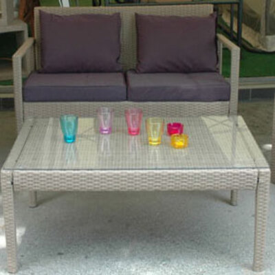 Garnitura za Dvorište i Terasu 2 Fotelje Dvosed i Sto Marius