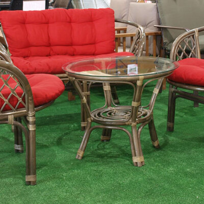 Garnitura od prirodnog ratana LoveIt BrownRed