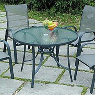 Baštenska Garnitura Lycia 4 Stolice i Sto Sa Staklom