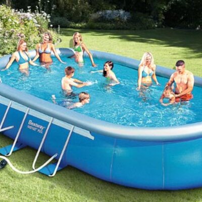 BestWay Ovalni Bazen sa Kompletnom Opremom 549 x 366 x 122 cm 56461